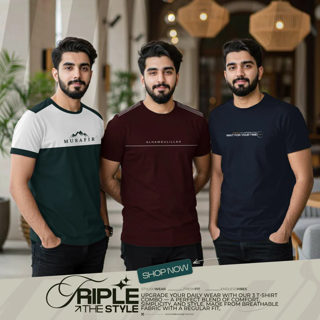 T-Shirt Combo 3 Pcs [Z]